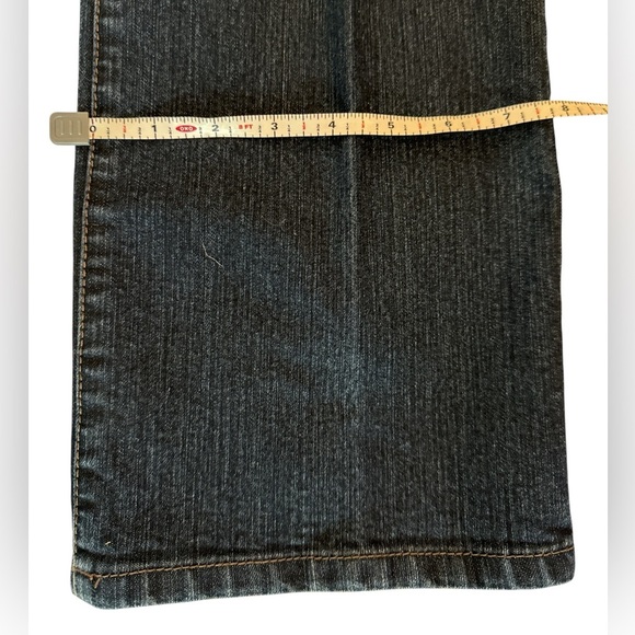 Style & Co Dark Wash Boot Cut Stretch Jeans Tummy Control Size 10S Curvy - Picture 5 of 10